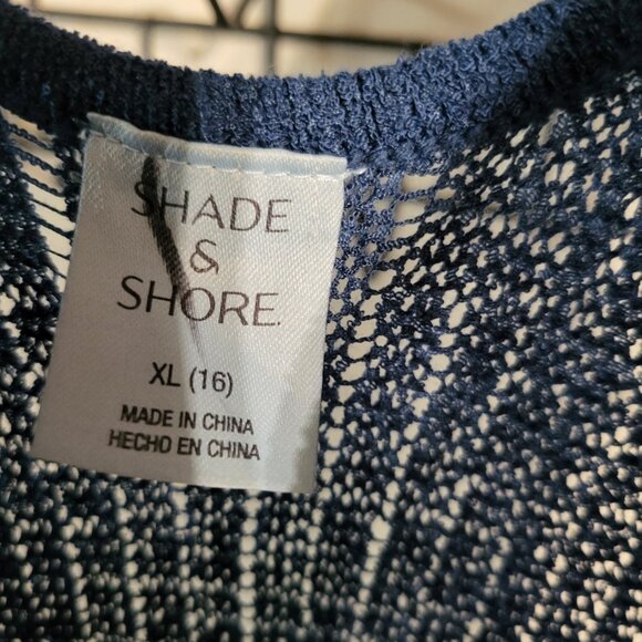 WOMANS SHADE & SHORE SWEATER DRESS COVER UP SZ XL - Picture 4 of 7